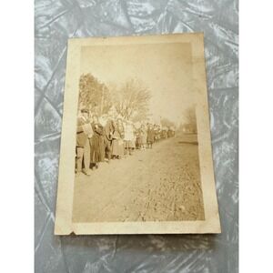 Antique St Louis Missouri Patriotic Parade Photograph Hyatt's American Flags